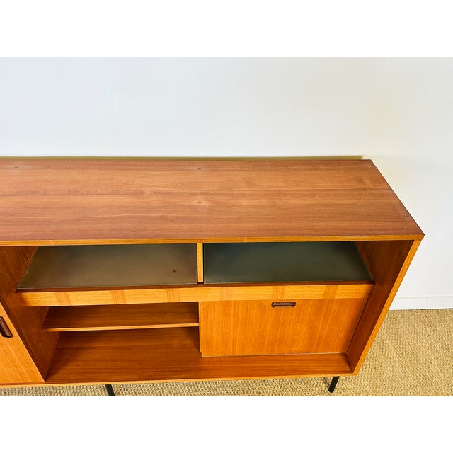 1960s Scandinavian Teak High Sideboard, 1960s For Sale - Image 5 of 18