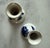 Pair of Vintage Porcelain Hand Painted Blue and White Delft Candle Holders For Sale - Image 9 of 10