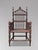 Antique Swedish Bobbin Country Throne Armchair, 1800 For Sale - Image 3 of 15