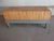 One of a kind vintage 1940s custom made heavy duty countertop butcher block cutting board. Features multiple oak slabs...