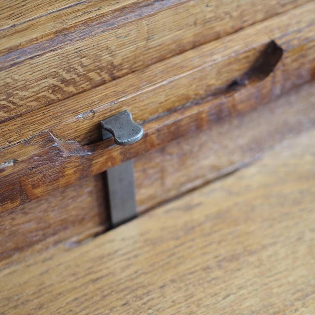 Antique Gründerzeit Oak Writing Desk, 1890 For Sale - Image 14 of 18
