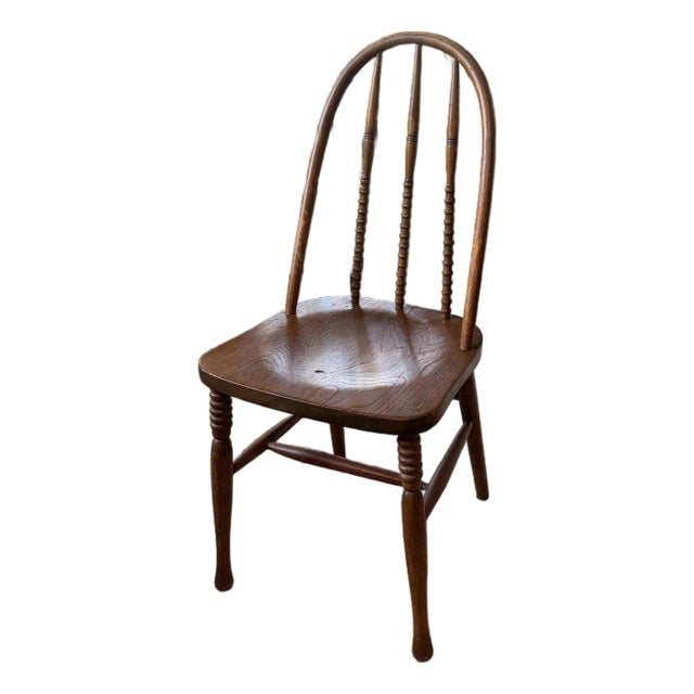 Antique Windsor Style Spindle Back Chair For Sale
