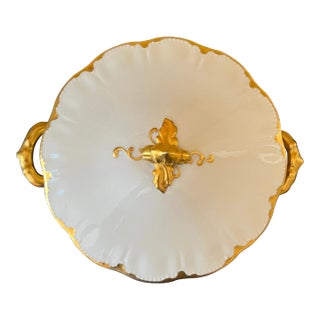 1920s Haviland Limoges Round Covered Vegetable For Sale