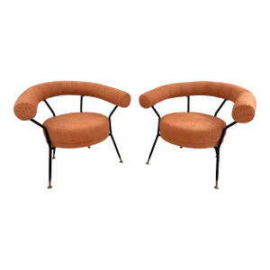 Mid-Century Modern Armchairs by Ipe Bologne, Italy, 1950s