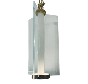 Baker Modern Satin Brass Finished Glow Lantern