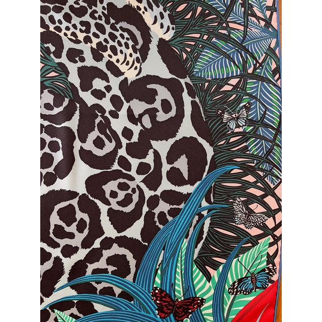 Textile HERMES JAGUAR QUETZAL 2021 by Alice Shirley For Sale - Image 7 of 12