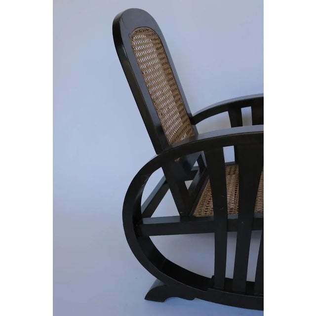 Wood 1920s Vintage Teak Wood Chair For Sale - Image 7 of 10