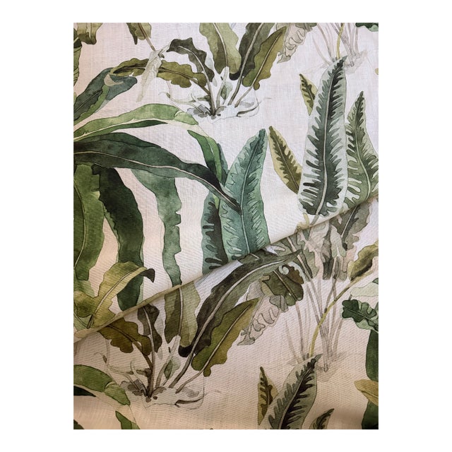 Nina Campbell Benmore 2 Linen Fabric Ashdown Collection Osborne & Little 2 Yards For Sale