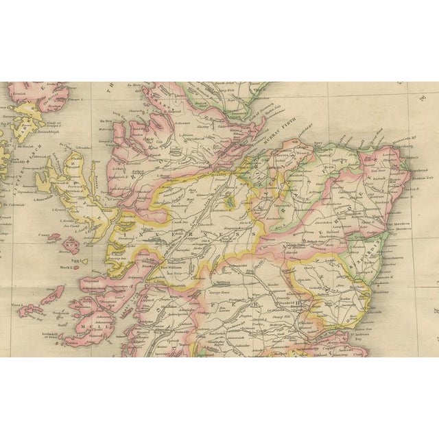 Early 19th Century Antique Map of Scotland by T. L. Murray, 1830 For Sale - Image 5 of 10