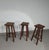 Oak Stools, 1960s, Set of 3 For Sale - Image 4 of 18