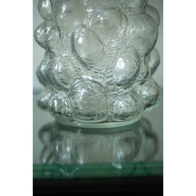 Glass Bubble Glass Vase by Pavel Pánek, 1970s For Sale - Image 7 of 8