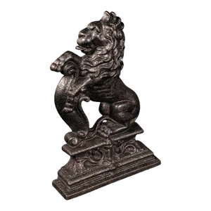 1880's Antique Lion Rampant Doorstop