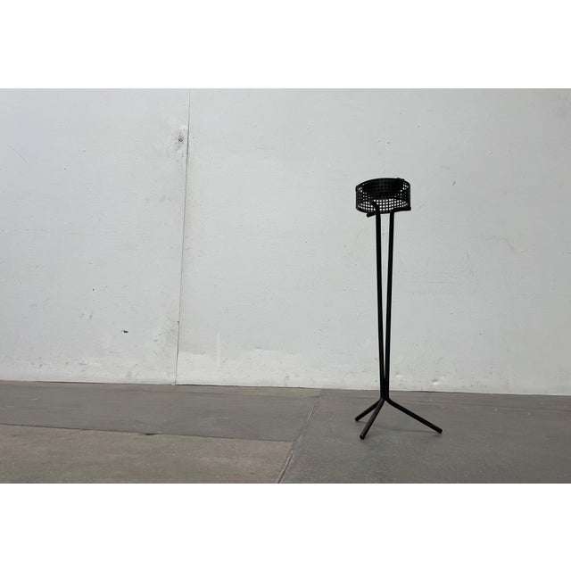 Mid-Century Modern Tripod Standing Ashtray with Perforated Metal, 1960s For Sale - Image 13 of 18