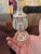 Art Nouveau Antique Bohemian Glass Moser Overlay Liquor Bottle For Sale - Image 3 of 9