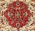 Turkish 1930s Turkish Sivas Rug With Red, Taupe, Light Green and Cream Colors For Sale - Image 3 of 8