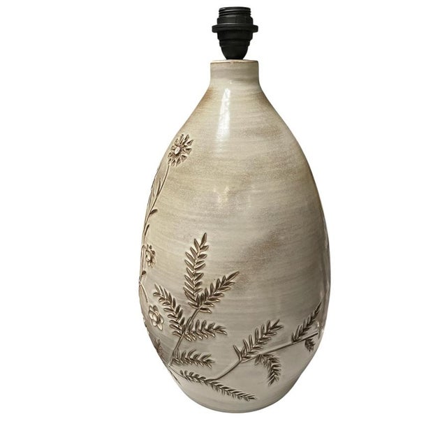 Ceramic Studio Pottery Ceramic Lamp by Marius Bessone, 1970s For Sale - Image 7 of 9