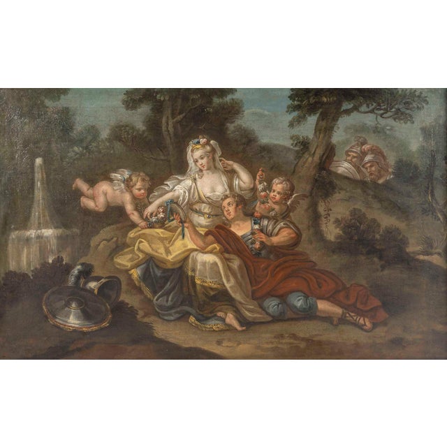 French School Artist, Mythological Scene, Early 19th Century, Oil on Canvas For Sale