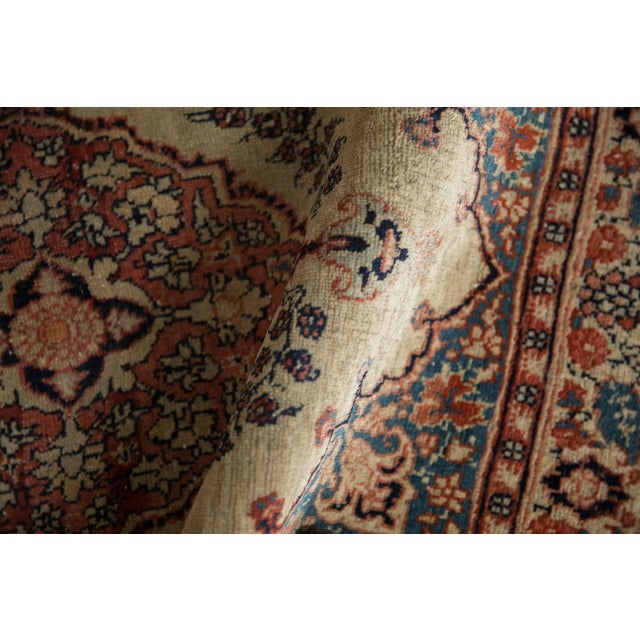 Antique Tabriz Rug Mat - 1'11" x 2'11" For Sale - Image 9 of 10