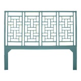 Image of David Francis Furniture for Chairish Ohana Headboard King, Aegean Teal For Sale