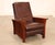 High Quality American Made Morris Recliner Chair From The Stickley Mission Collection, Crafted In Cherry Wood With...
