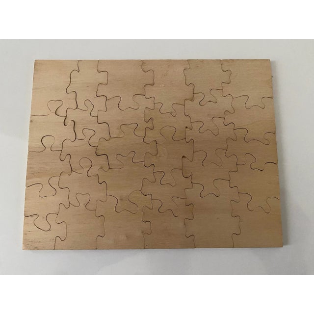 Ralph Lauren Vintage 1930s Hand-Cut Wooden Jigsaw Puzzle Tabletop Decor– Fox Hunting Scene Ralph Lauren Aesthetic For Sale - Image 4 of 4