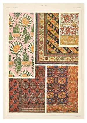 A. Alessio, Arab Decorative Style, Chromolithograph