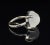 Contemporary Tiffany & Co. Paloma Picasso Sugar Stacks Milky Quartz Sterling Silver Ring Size 5 For Sale - Image 3 of 7