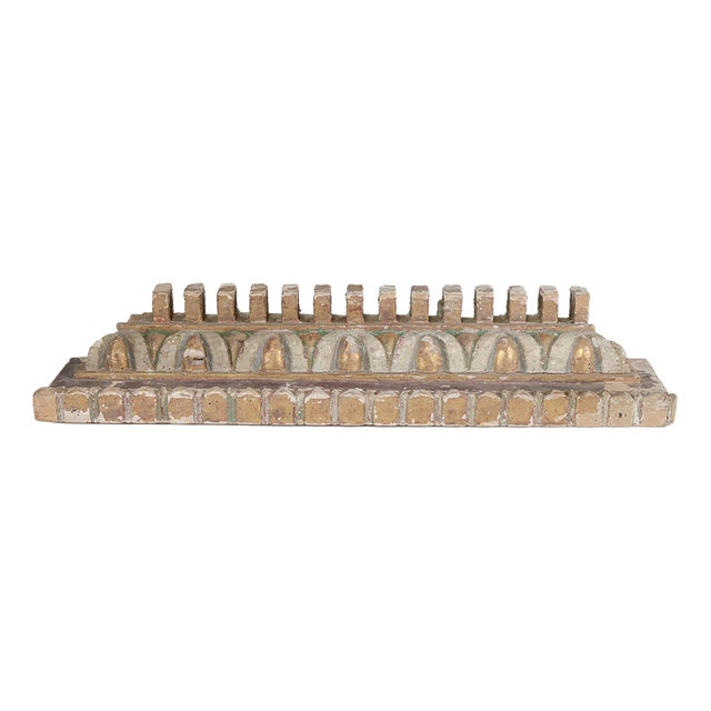 Fragment of Serrated Frame Decoration For Sale