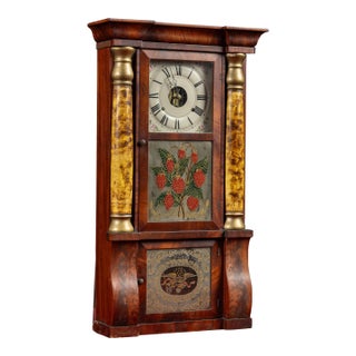 Mid-19th Century Seth Thomas Triple Decker Empire Clock For Sale