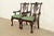 English Thomasville Chippendale Carved Mahogany Armchairs, Pair For Sale - Image 3 of 15
