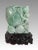 Final Markdown: Fine Chinese jadeite hand carved peach with playful young monkeys - all very auspicious and lucky. The...
