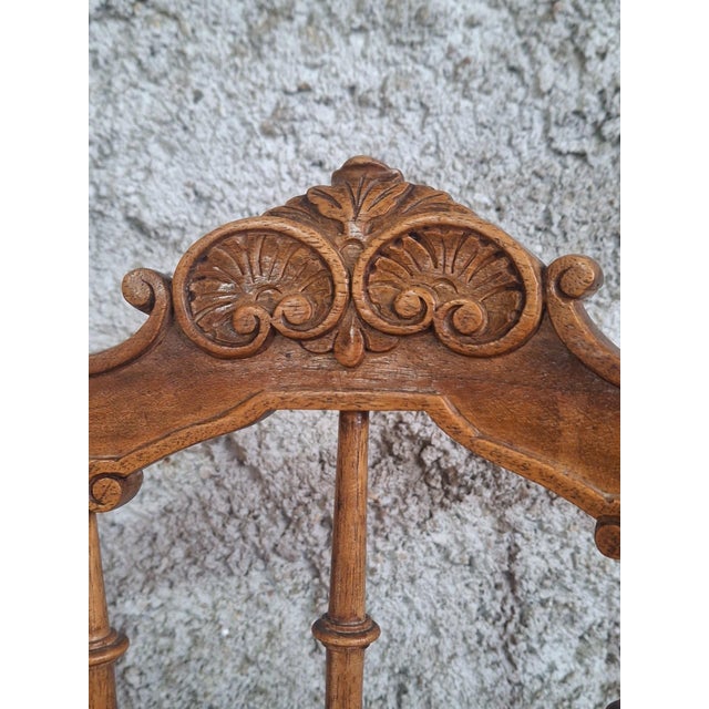 Antique Carved Louis XVI Flying Chairs, 1890s, Set of 2 For Sale - Image 3 of 10