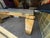 Guy Lefevre 1970s French Modern Brass and Travertine Dining Table For Sale - Image 4 of 18