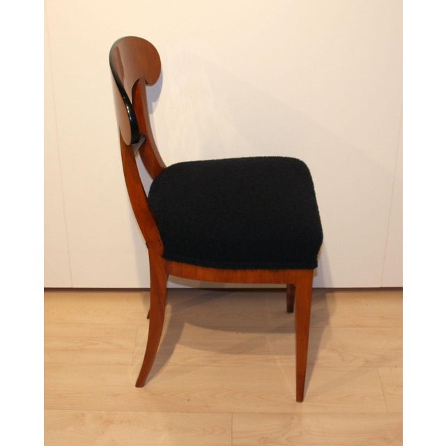 Biedermeier Cherry Veneer Shovel Chair, South Germany, 1820s For Sale - Image 6 of 15