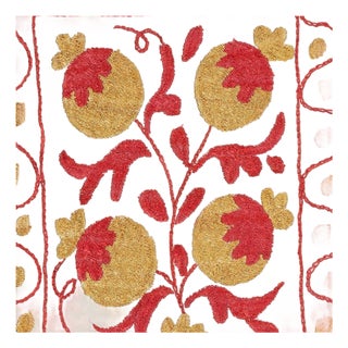 18"x19" Embroidered Throw Pillow. Handmade Cushion Cover. Cotton Lace Pillow For Sale