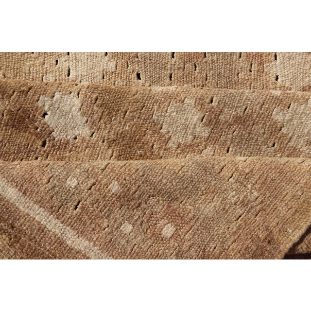 Vintage Turkish Tribal Kilim Runner With Warm Earth Tones and Geometric Patterns 2'5"x12'0" For Sale - Image 9 of 10