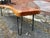 Late 20th Century Rustic Style Live Edge Slab Wood Top Coffee Table/ Bench With Iron Hairpin Legs For Sale - Image 16 of 18