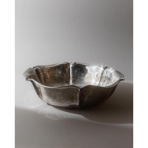 Vintage Silver Plated Fruit Bowl, 1940s For Sale - Image 11 of 11