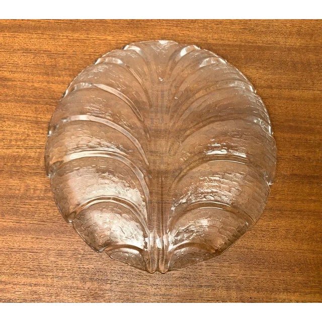 Vintage Swedish Eden Glass Plate from Orrefors, 1970s For Sale - Image 9 of 11
