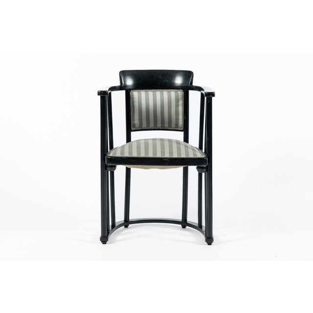 Vienna Secession Three Piece Bentwood Salon Set in the Style of Josef Hoffmann for J&j Kohn, Austria, Circa 1905 For Sale - Image 14 of 18