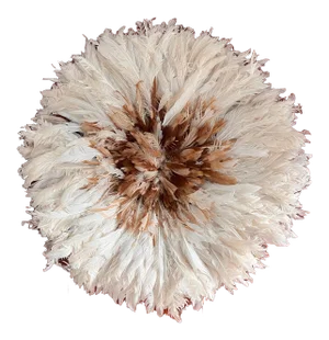 African Juju Feather Headdress
