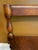 Brown Antique Patented Sliding Seat Mahogany Triangular Corner Chair With Turned Legs and Brass Castor For Sale - Image 8 of 15