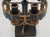Metal 1980s Pair of Black & Gold Toleware Candelabras For Sale - Image 7 of 11