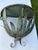 Verdigris Vintage Sculptural Verdigris Leaf Wall Shelf For Sale - Image 8 of 9