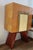 Art Deco Late 20th Century Dakota Jackson Postmodern Dry Bar Cabinet in Lacquered Maple and Parchment For Sale - Image 3 of 15
