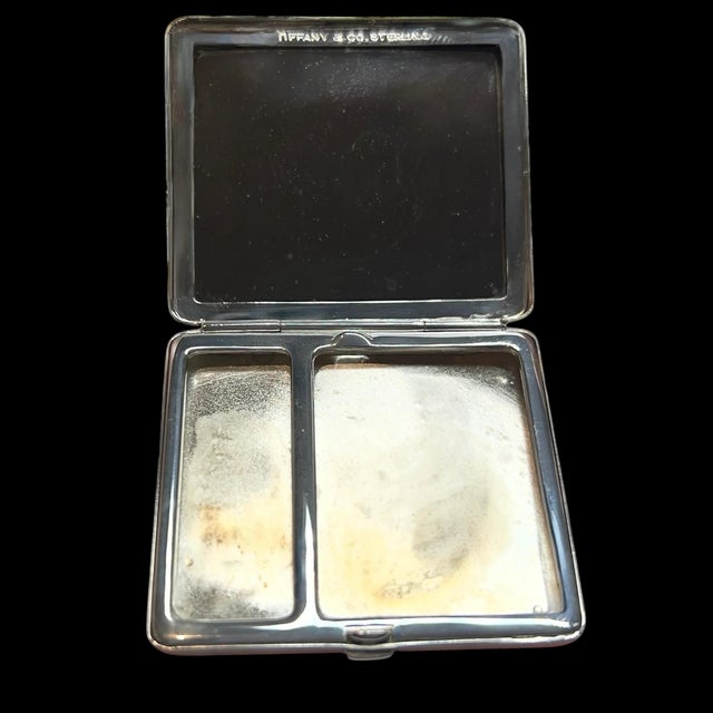 1990s Tiffany & Co. Sterling Silver Compact Mirror For Sale - Image 9 of 10