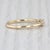 Modern 0.16ctw Diamond Solitaire Engagement Ring 14k Yellow Gold Size 6.25 Promise For Sale - Image 3 of 8
