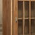 Early 20th Century Antique Dutch Solid Cherry Wood Neoclassical Display Bookcase ~ Vitrine With Ebonized Trim For Sale - Image 5 of 18