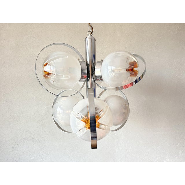 Vintage Sputnik Light from Mazegga, 1970s For Sale - Image 16 of 17