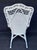 Victorian 19th Century Pair Painted White Wicker Victorian Style Rocking Chairs For Sale - Image 3 of 8